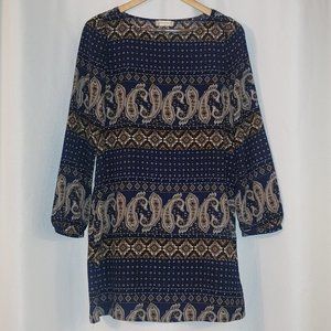 Altar’d State boho long-sleeve shift dress, Medium